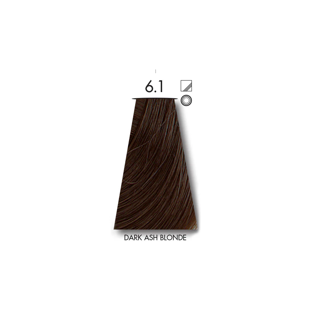 Keune Tinta DARK ASH BLONDE 6.1 with Keune Developer 20 Volume - 60 ml - Image 2