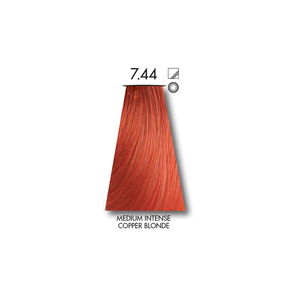 Keune Tinta Medium Intense Copper Blonde 7.44 with Keune Developer 20 Volume - 60 ml - Image 2