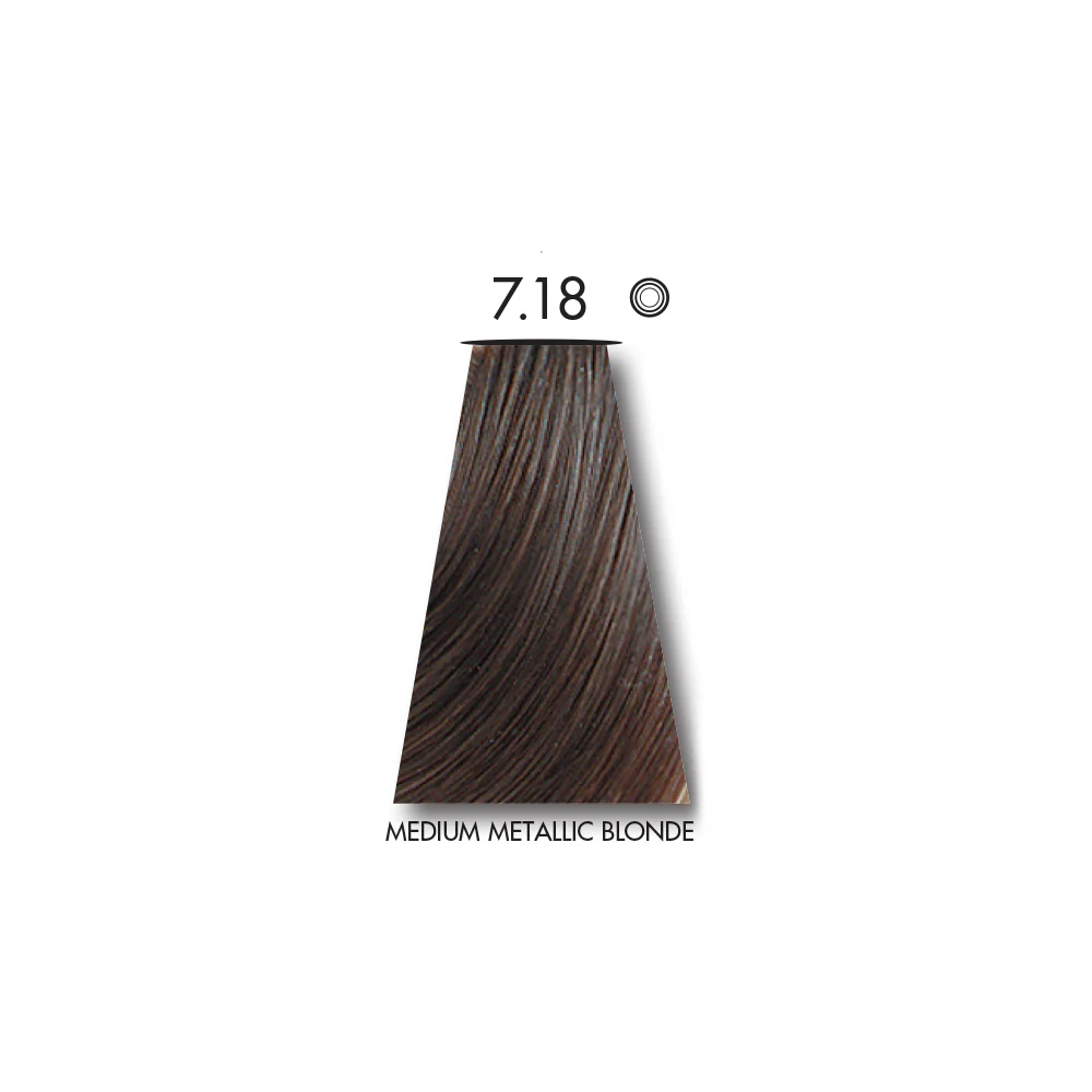 Keune Tinta Medium Metallic Blonde 7.18 - 60 ml - Image 2