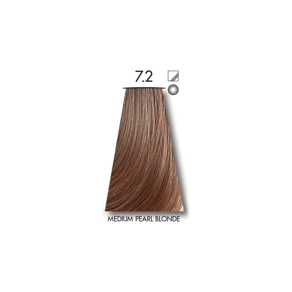 KEUNE TINTA MEDIUM PEARL BLONDE 7.2 with Keune Developer 20 Volume - 60 ml - Image 2