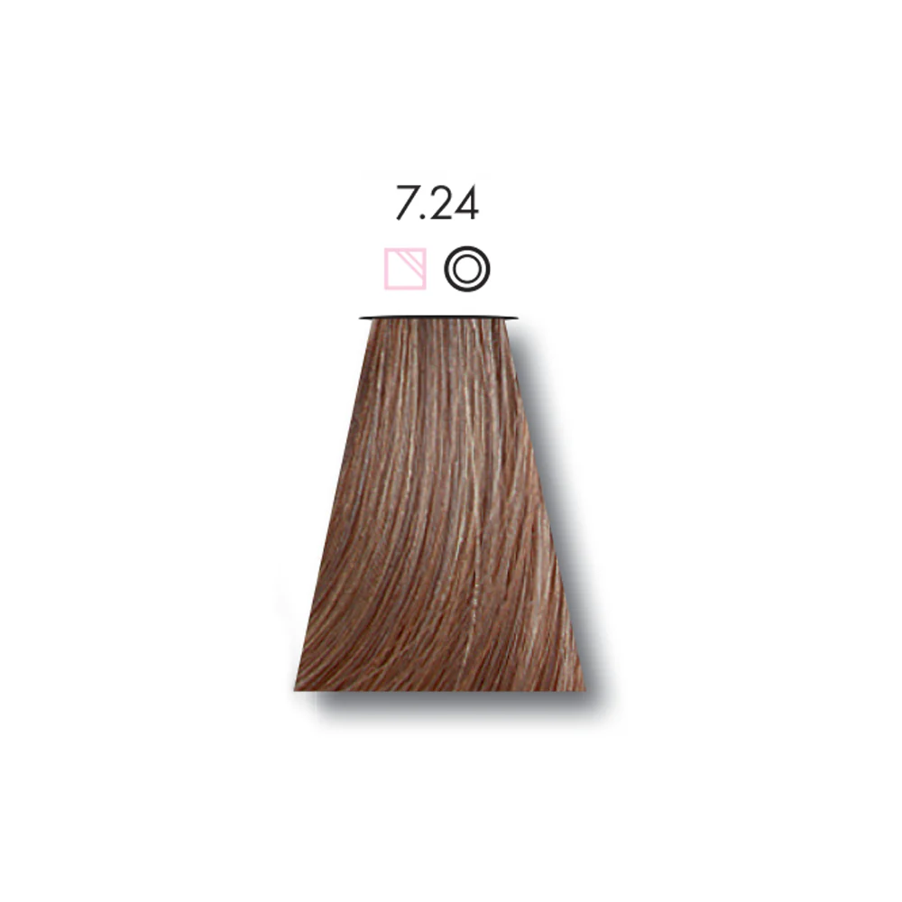 Keune Tinta Medium Pearl Copper Blonde 7.24 with Keune Developer 20 Volume - 60 ml - Image 2